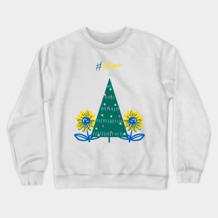 #hope Christmas, Love Ukraine Crewneck Sweatshirt